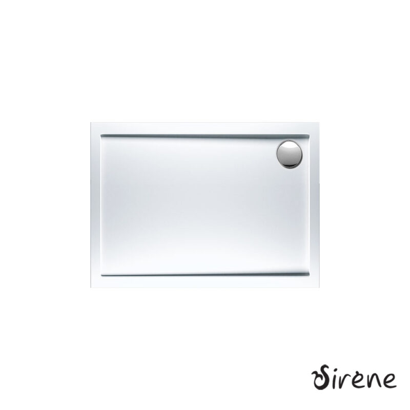 Παραλληλόγραμμη Ντουζιέρα Ακρυλική Extra Flat 100-120cm